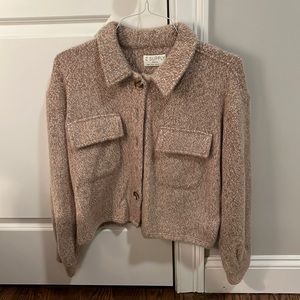 Sherpa shirt jacket